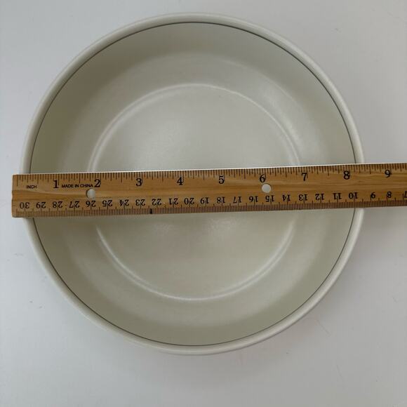 Vintage Vegetable Bowl Mikasa Piazza Intaglio 8.5 inch Memphis Style Post Modern - Picture 8 of 9